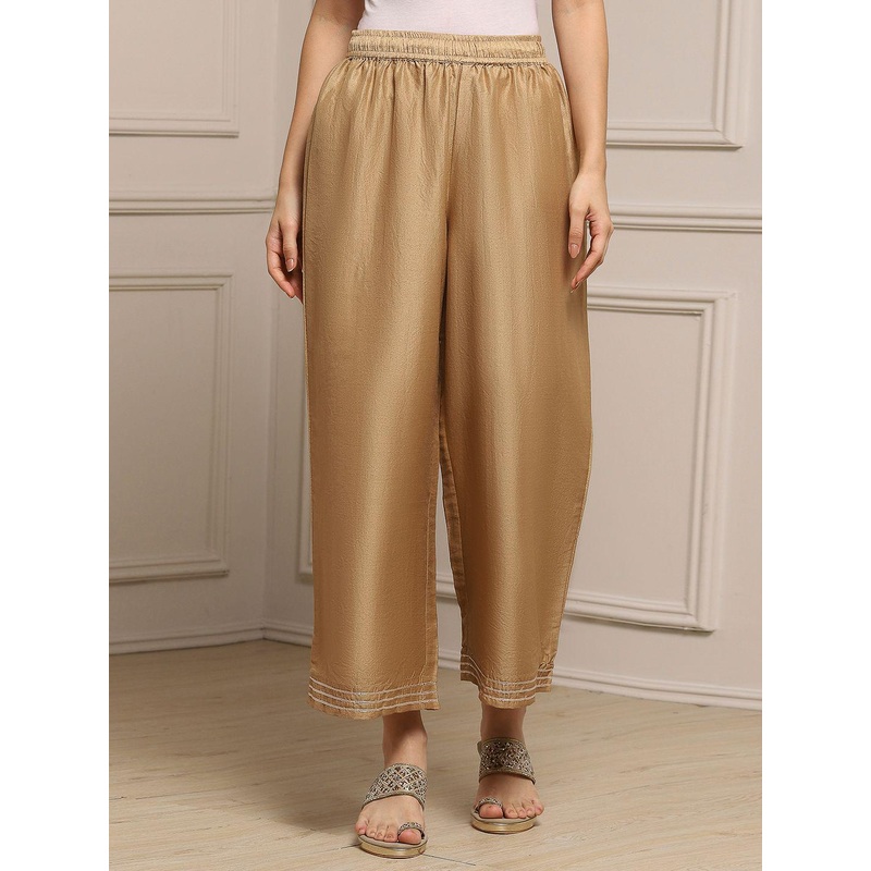 Biba Women Slip On Knitted Ethnic Palazzos