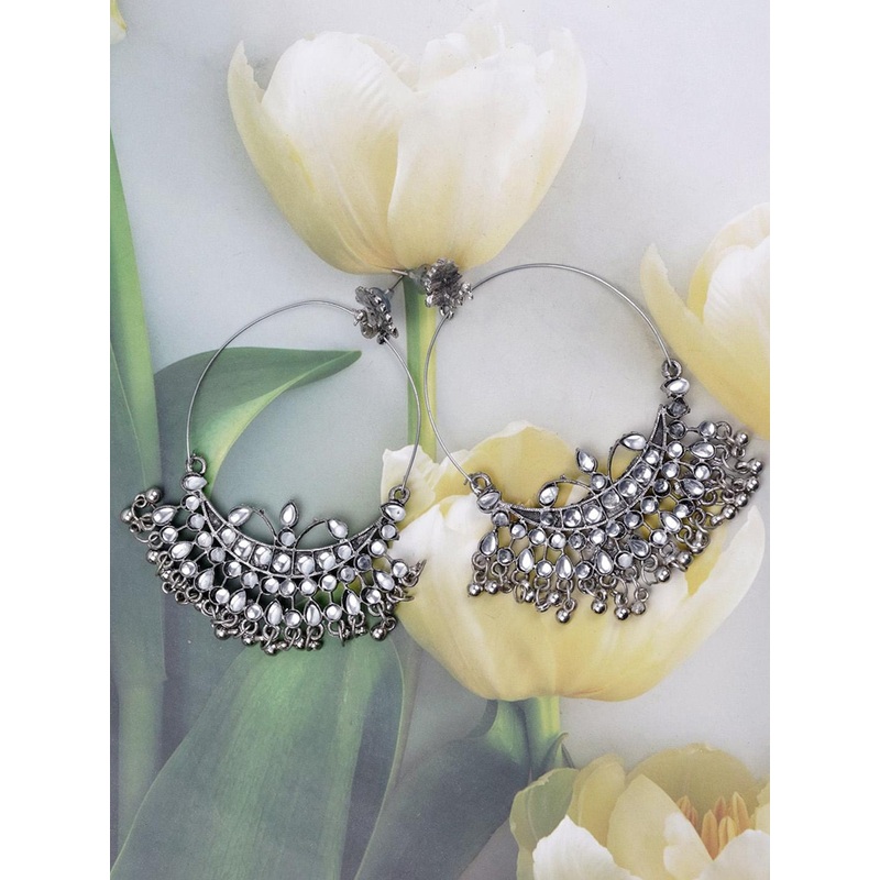 VAGHBHATT Circular Chandbalis Earrings