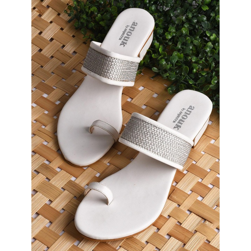 Anouk Ethnic Block Heels