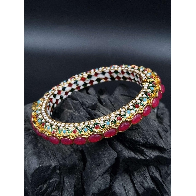 Anouk Gold-Plated Pearl Beaded Bangle