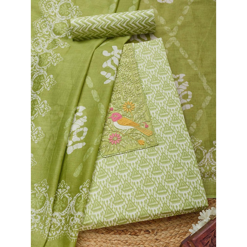 Soch Animal Printed Unstitched Dress Material