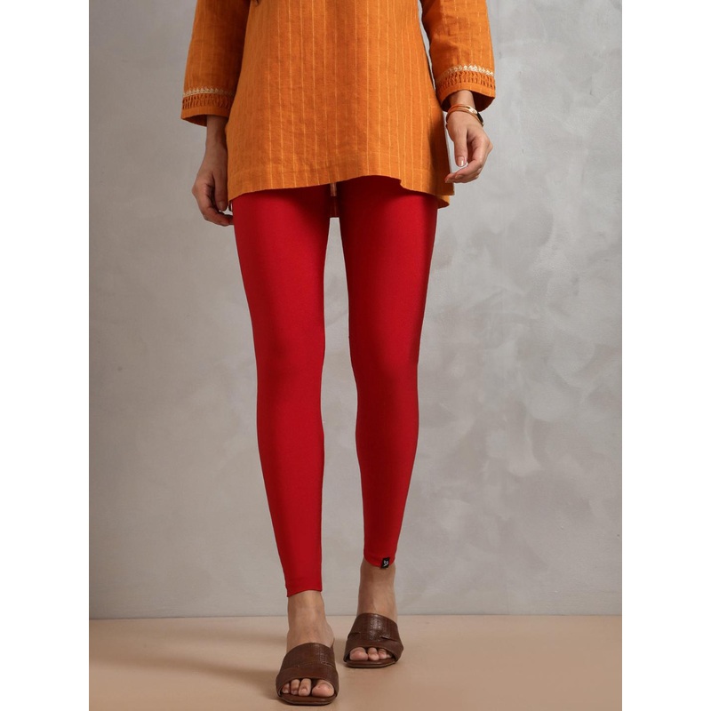 TWIN BIRDS Women Ankle-Length  Shimmer Leggings