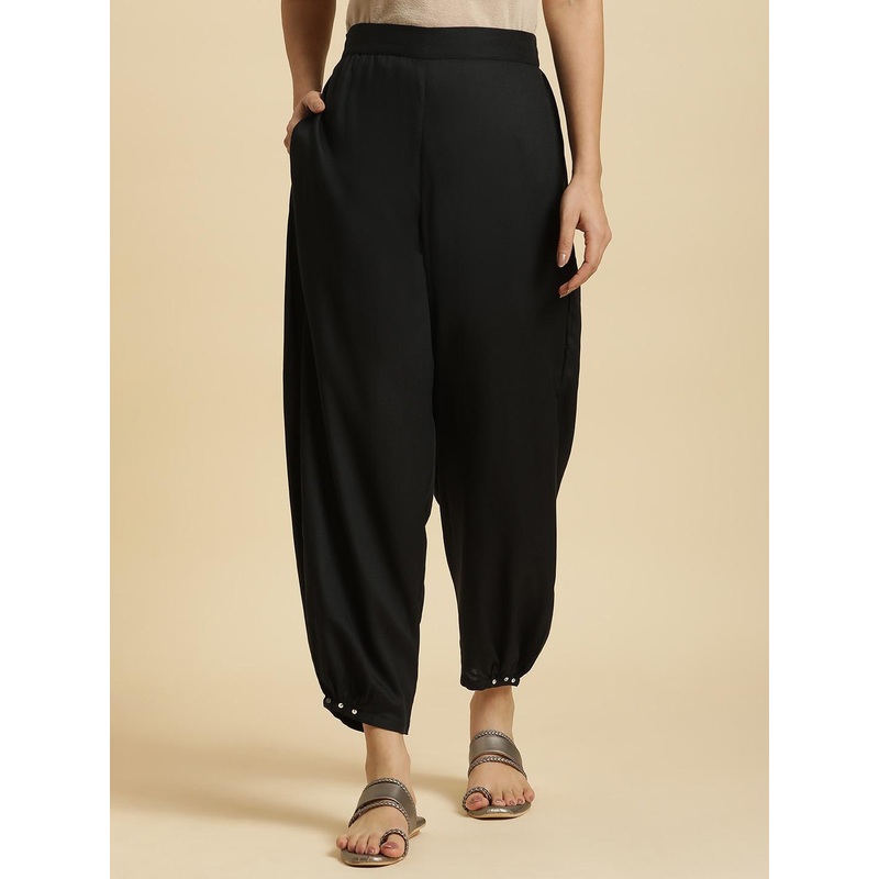 W Women Straight Fit Cropped Trousers