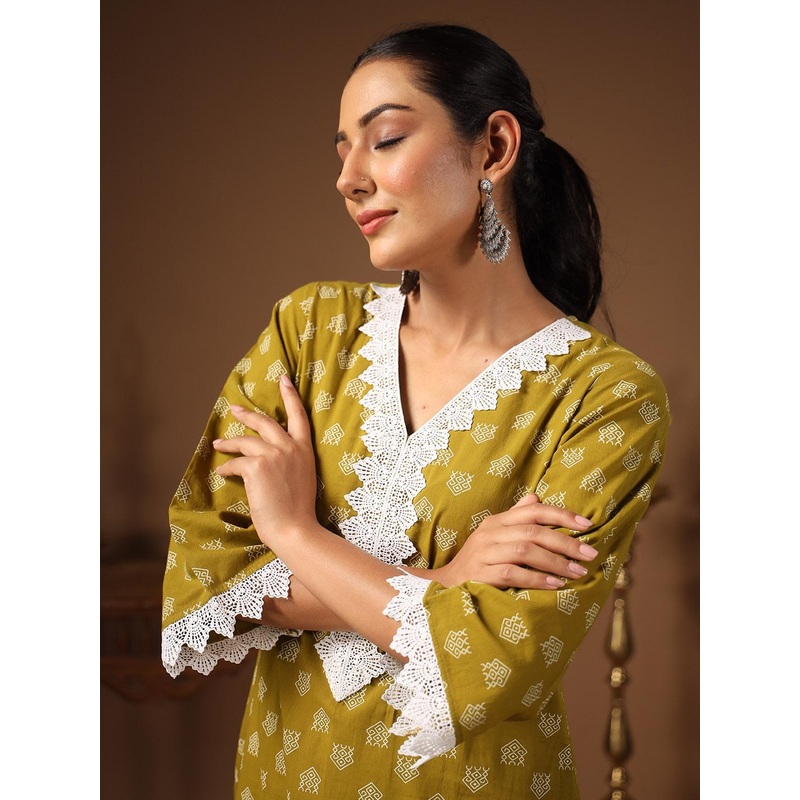 anayna Ethnic Motifs Printed Kurta
