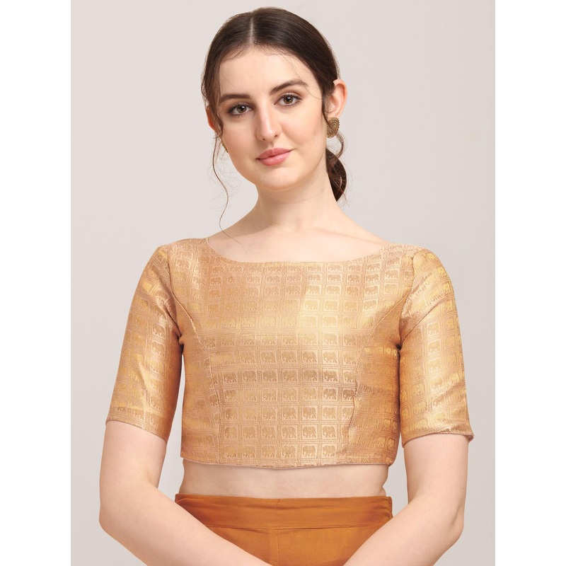 Oomph! Boat Neck Saree Blouse
