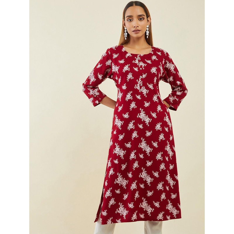 Soch Women Floral Printed Kurta