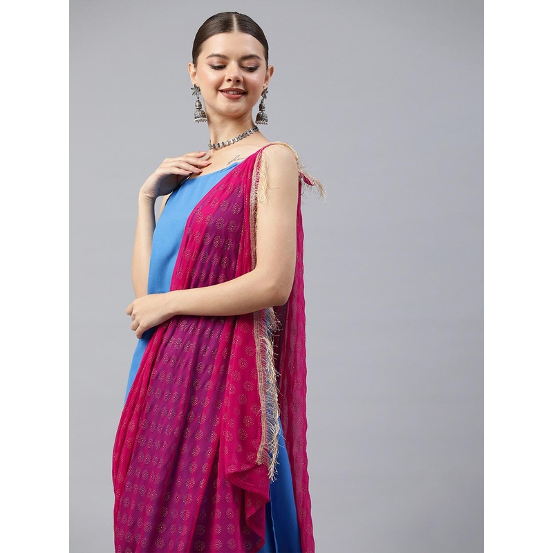 Rani Saahiba Ethnic Motifs Printed Foil Print Dupatta