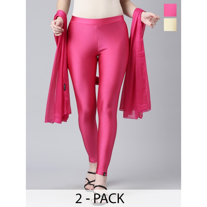 TWIN BIRDS Pack Of 2 Shimmer Dupattas