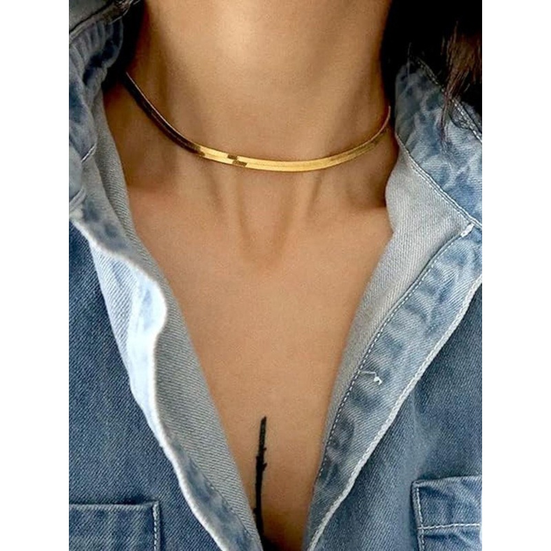 DressBerry Gold-Plated Stainless Steel Necklace