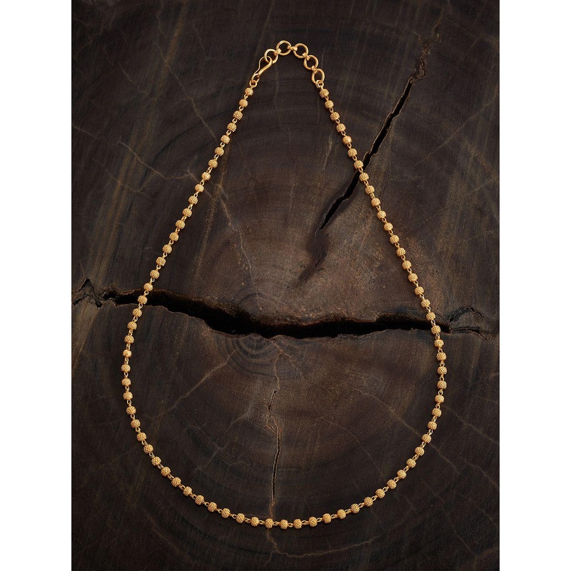 Kushal’s Fashion Jewellery Copper Gold-Plated Antique Chain