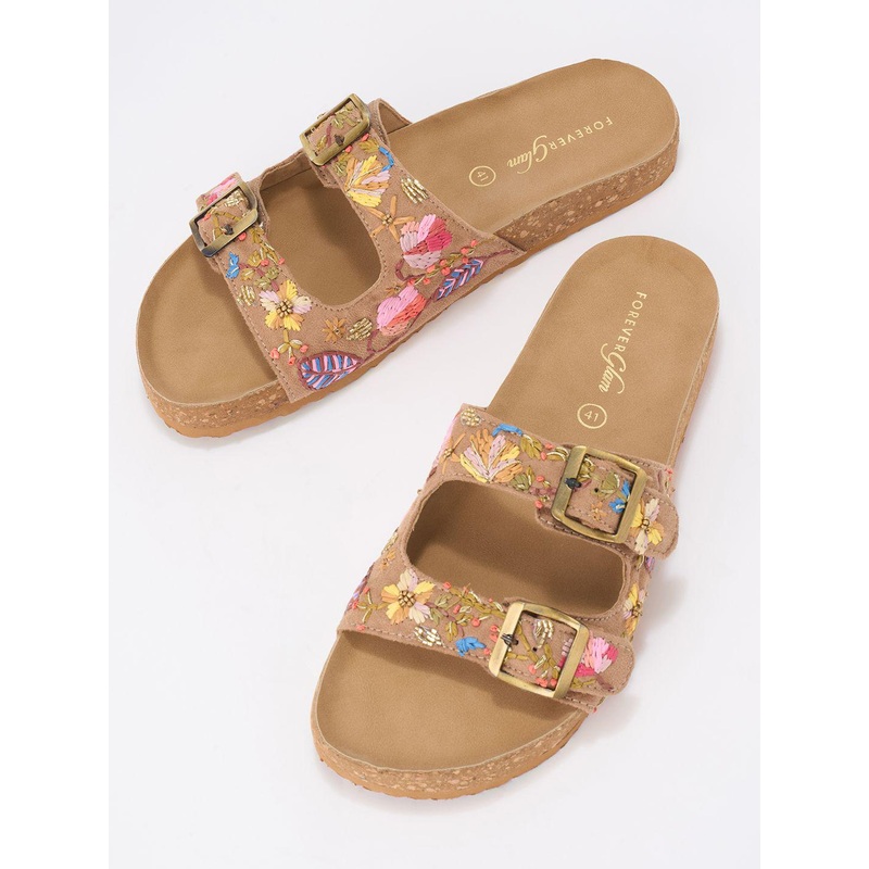 Forever Glam by Pantaloons Women Ethnic Embellished Open-Toe Flats