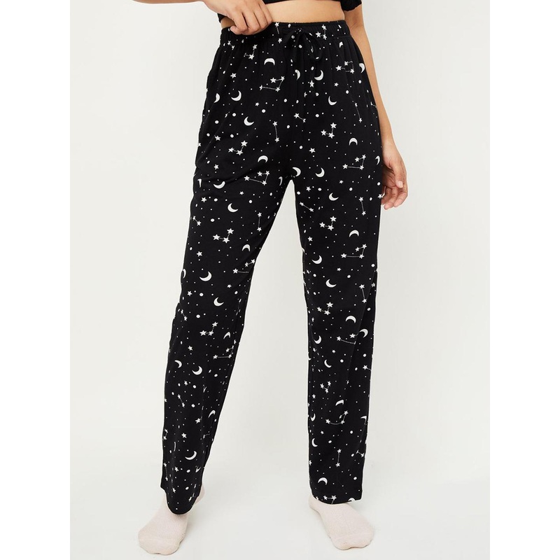 max Printed Pure Cotton Straight-Leg Lounge Pants