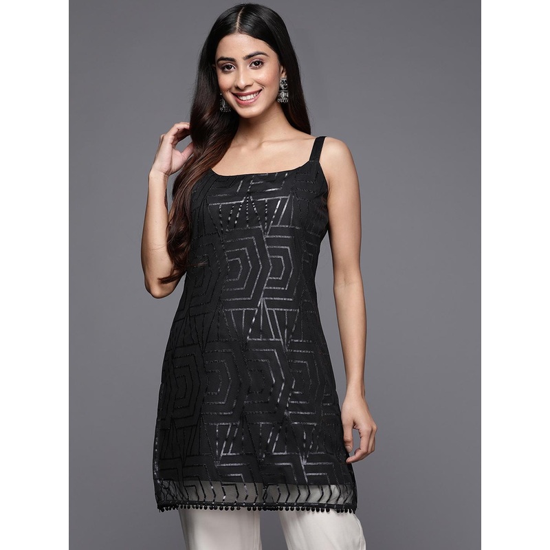 Ahalyaa Geometric Printed Kurti