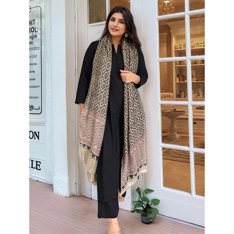 Aaghnya Women V-Neck Regular Anarkali Kurta with Palazzos & With Dupatta