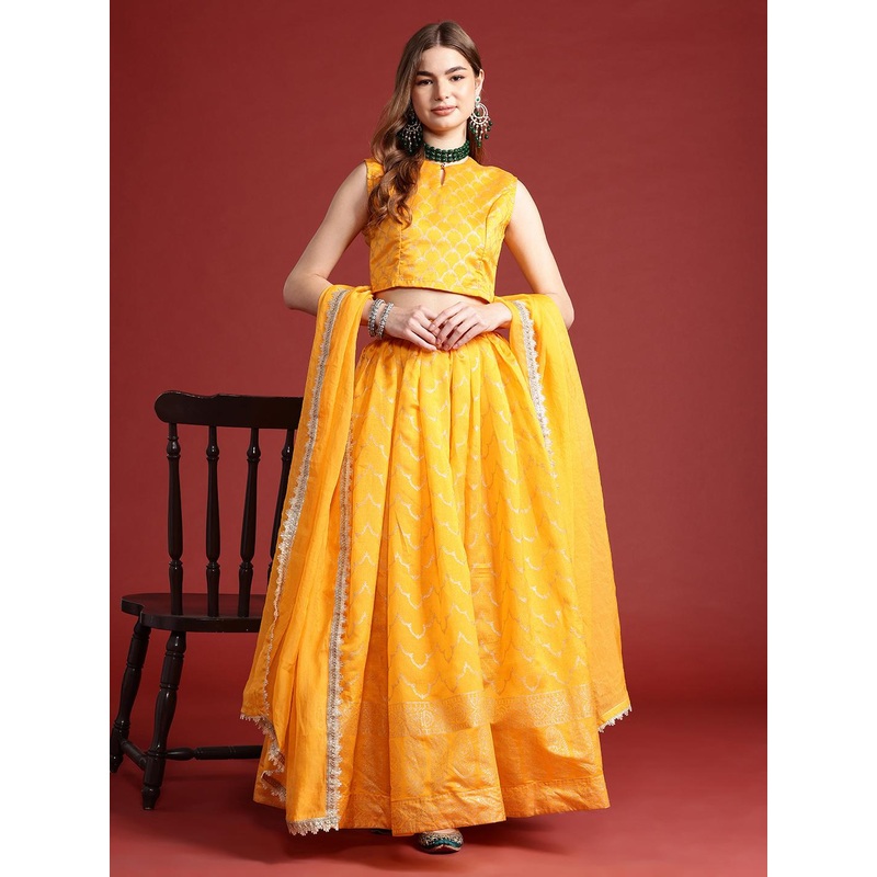 Anouk Printed Ready to Wear Lehenga Choli With Dupatta