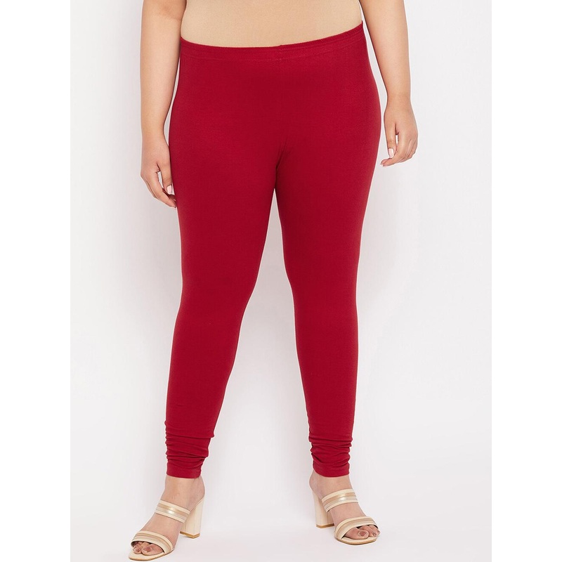 CLORA CREATION PLUS Women Cotton Churidar-Length Leggings