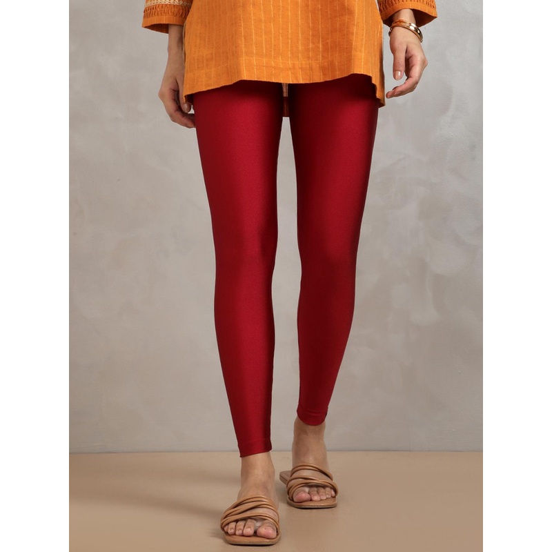 TWIN BIRDS Shimmer Ankle Length Leggings