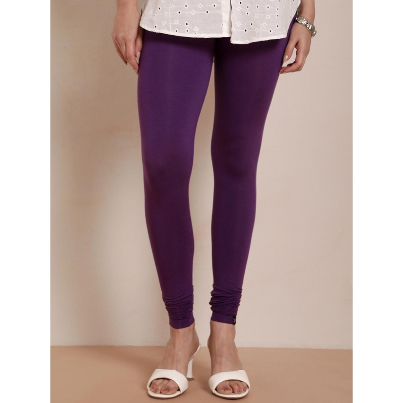 Twin Birds Women Mid-Rise Churidar-Length Leggings