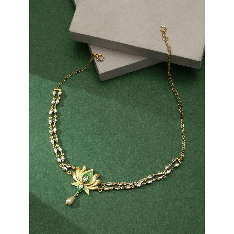 TEEJH Gold-Plated Necklace