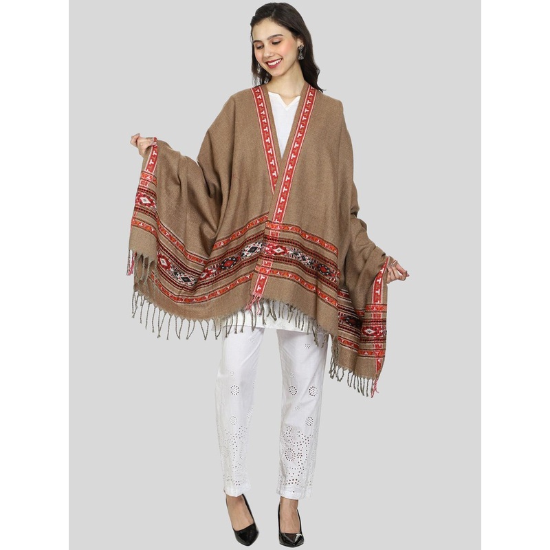 SWI Stylish Woven Design Wool Shawl