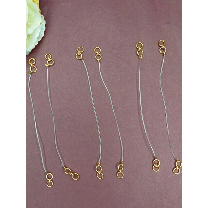 Anouk Pack of 6 Transparent Ear Chain Supporter