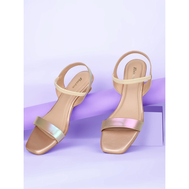 Bata Women Backstrap Open Toe Wedge Sandals