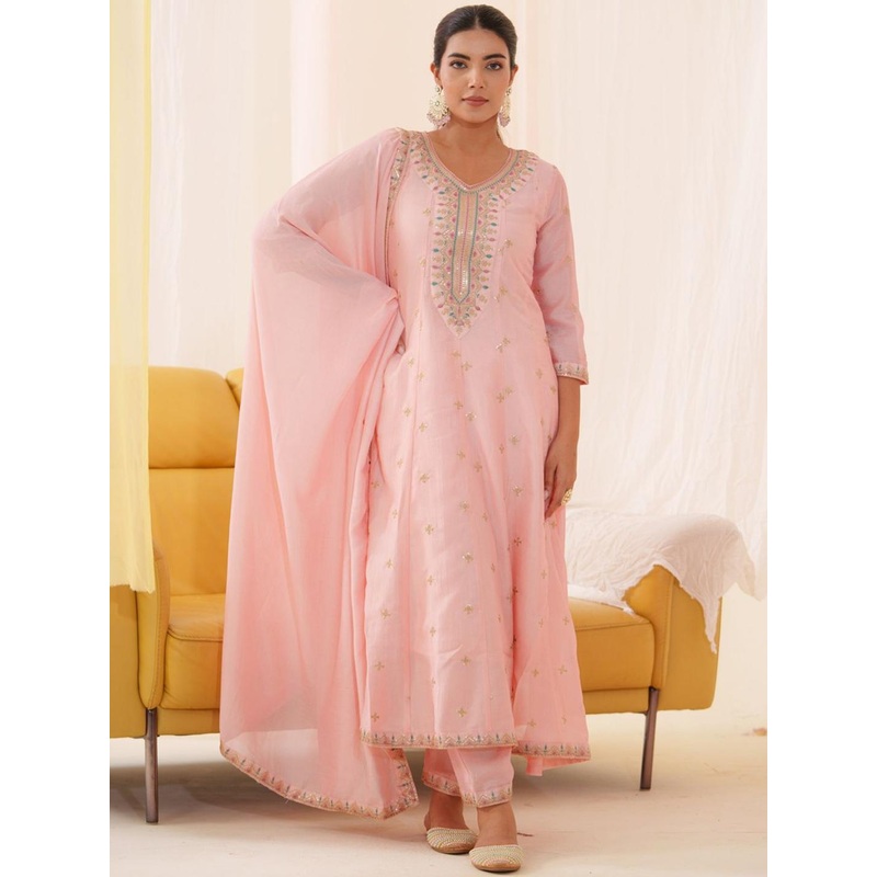 House of Pataudi Embroidered Kurta Sets