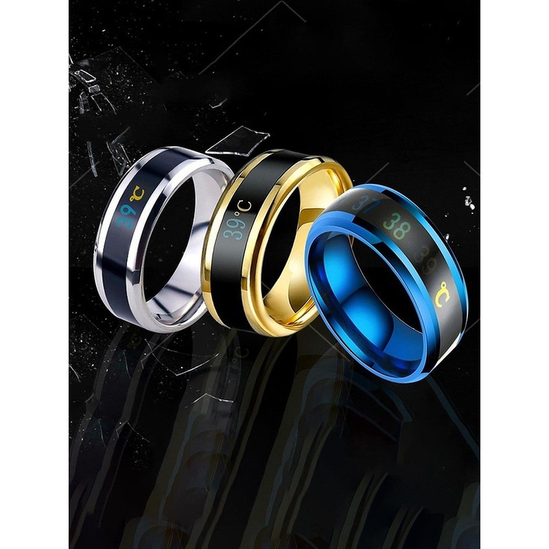 Lila Set Of 4 Body Temperature Ring