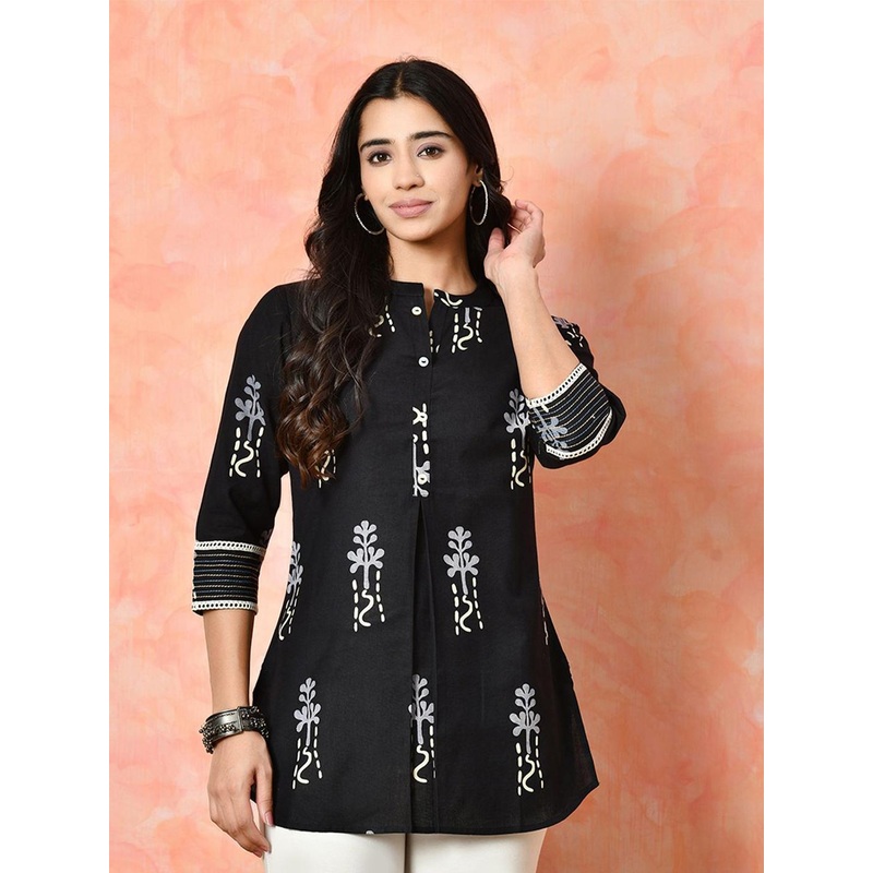 Sangria Women Floral Printed Pure Cotton Kurti