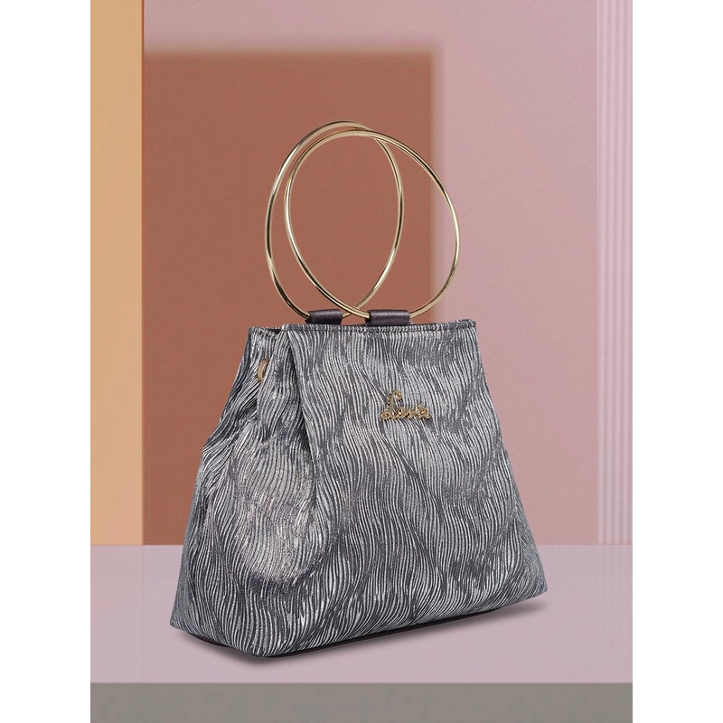 Lavie Alya Grey Structured Potli