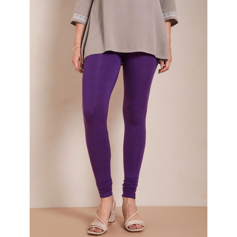 TWIN BIRDS Mid Rise Churidar Length Leggings