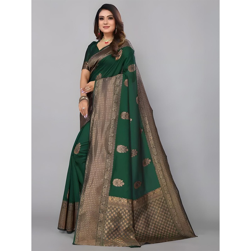 Anouk Woven Design Zari Kanjeevaram Saree