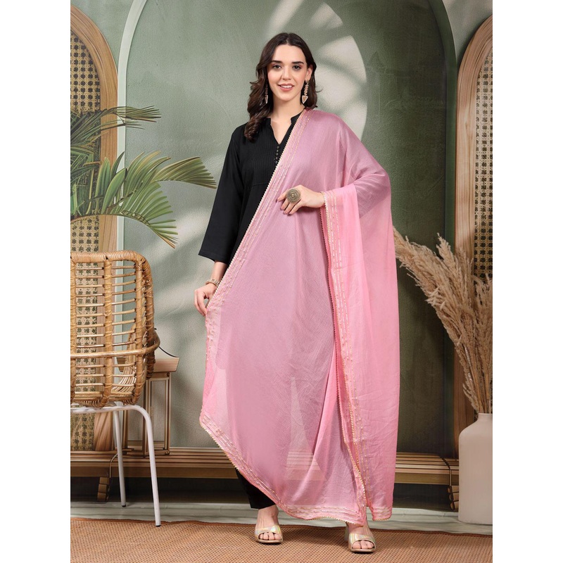 Clora Creation Chiffon Dupatta With Gotta Patti