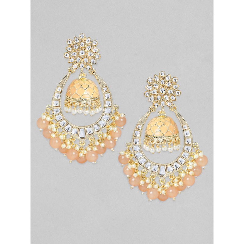 Rubans Gold-Plated Dome Shaped Chandbalis