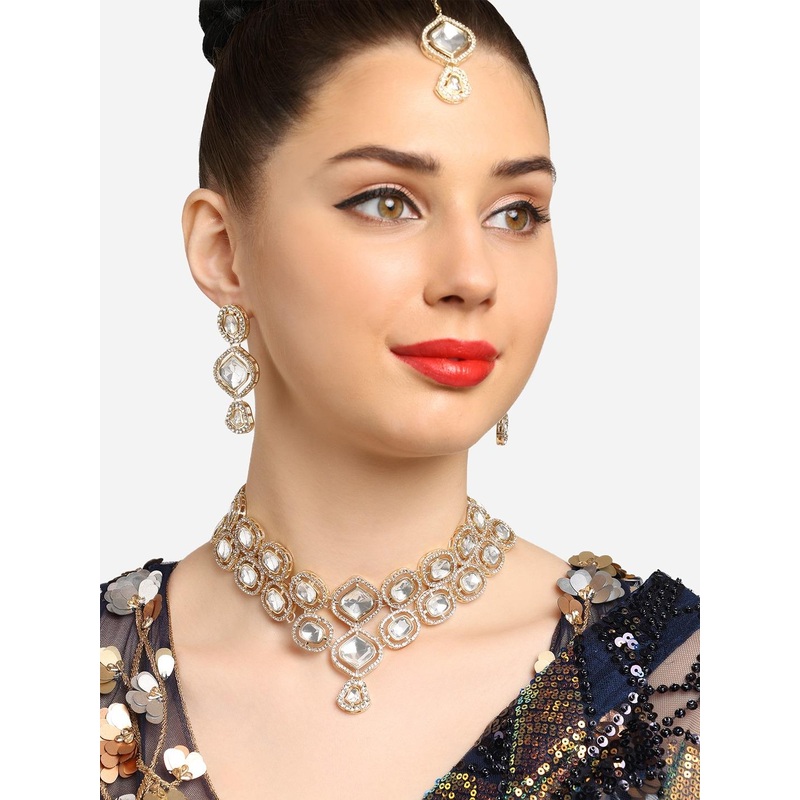 Zaveri Pearls AD-Studded Jewellery Set