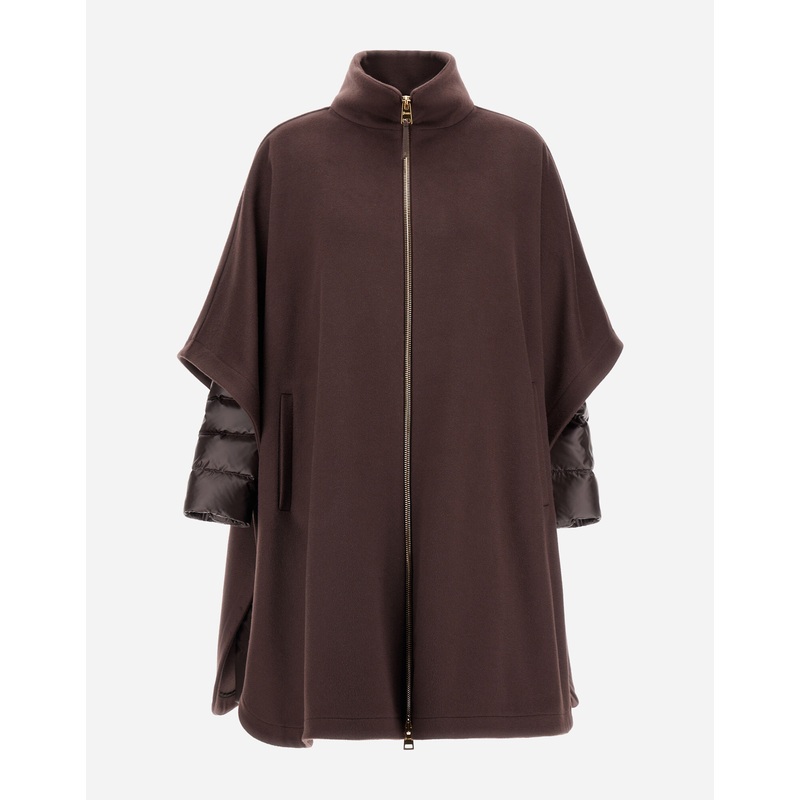A-Shape PONCHO IN LUXURY WOOL AND NYLON ULTRALIGHT