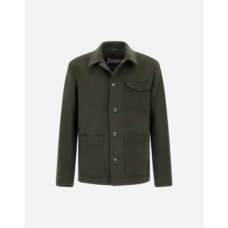 Field Jacket FIELD JACKET IN SOFT RECYCLED WOOL