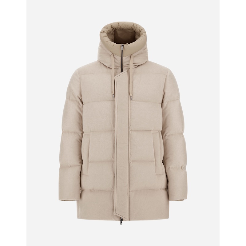 Parka & Jackets JACKET IN CASHMERE, SILK AND ECOAGE