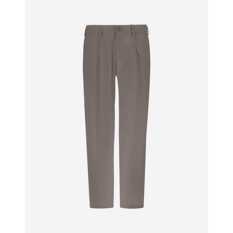 Sale COTTON FEEL TROUSERS WITH DRAWSTRING