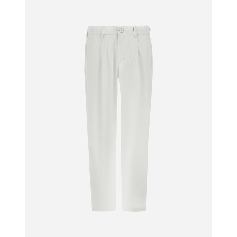 Trousers COTTON FEEL TROUSERS WITH DRAWSTRING