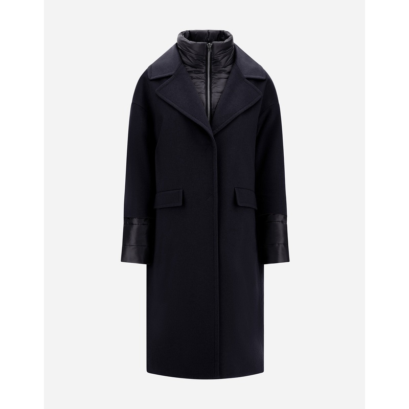 Coats & Trench Coats COAT IN PURE CASHMERE AND NYLON ULTRALIGHT