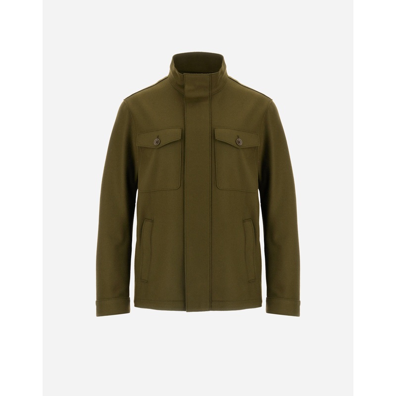 Field Jacket FIELD JACKET IN PURE WOOL CLOTH