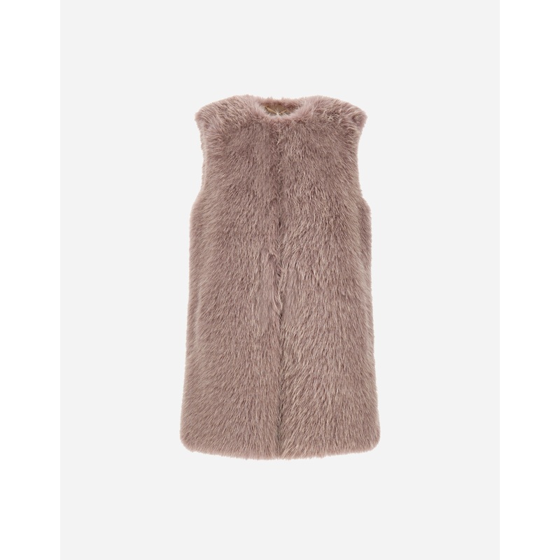 Vests RESORT VEST IN FULLNESS FAUX FUR