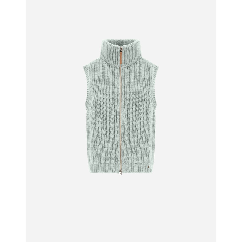 Vests VEST IN COB STITCH WOOL
