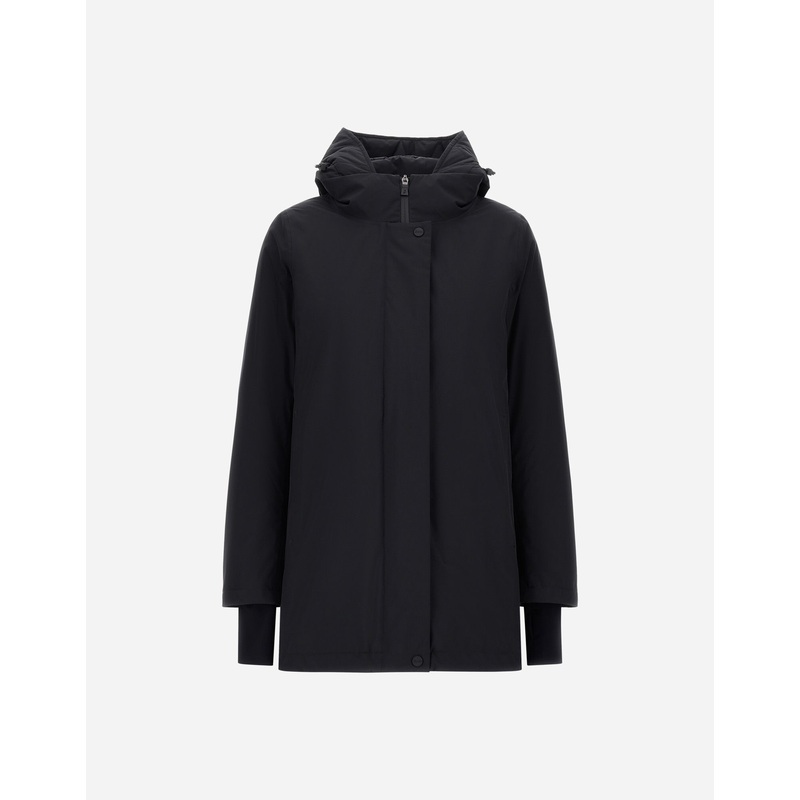 A-Shape HOODED A-SHAPE JACKET IN 2-LAYER WINDSTOPPER