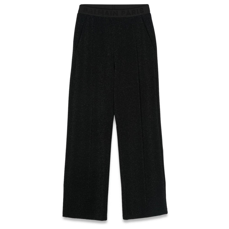 Balmain Kids Sparkle Jersey Trousers