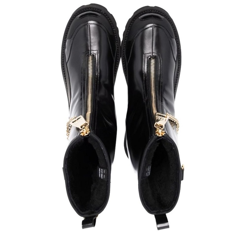 Dolce & Gabbana Kids Chain Zip Boots