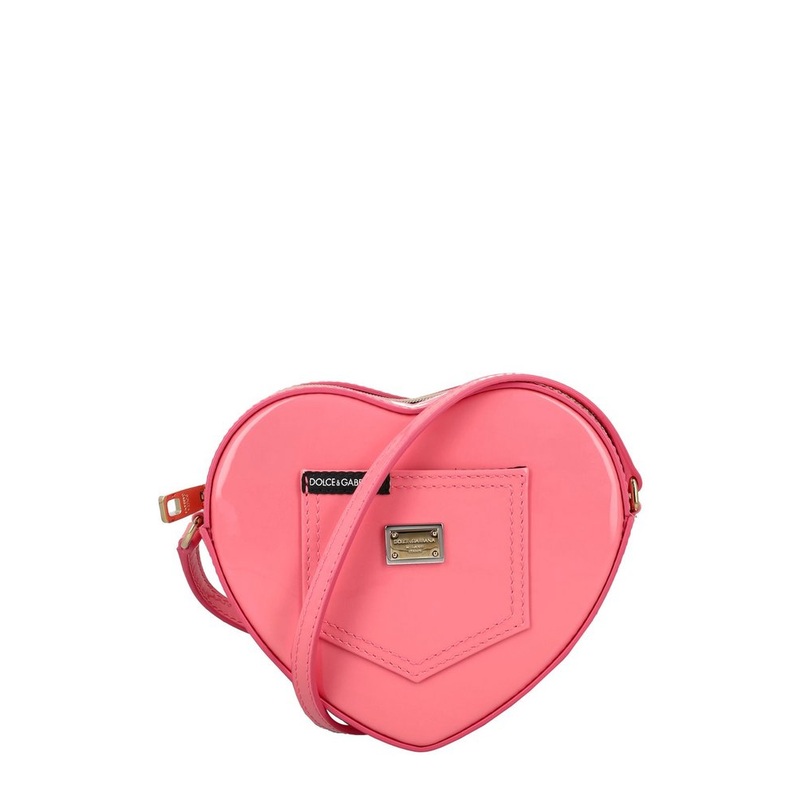 Dolce & Gabbana Kids Heart Zipped Shoulder Bag