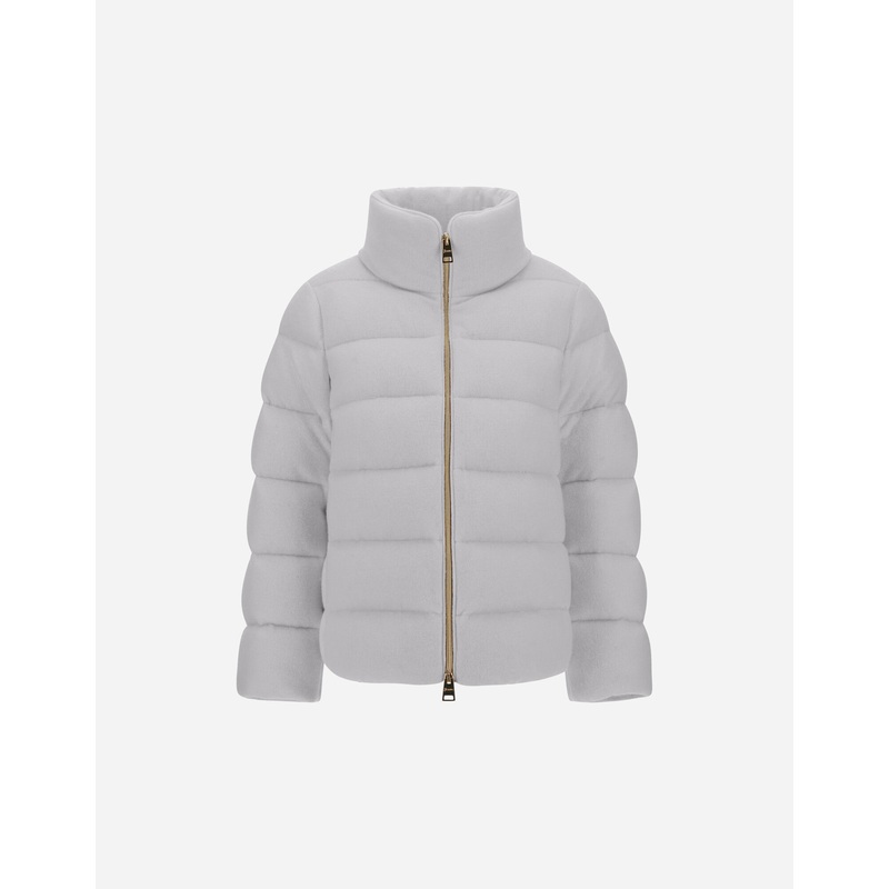 Parka & Jackets JACKET IN SHINY KNIT EFFECT