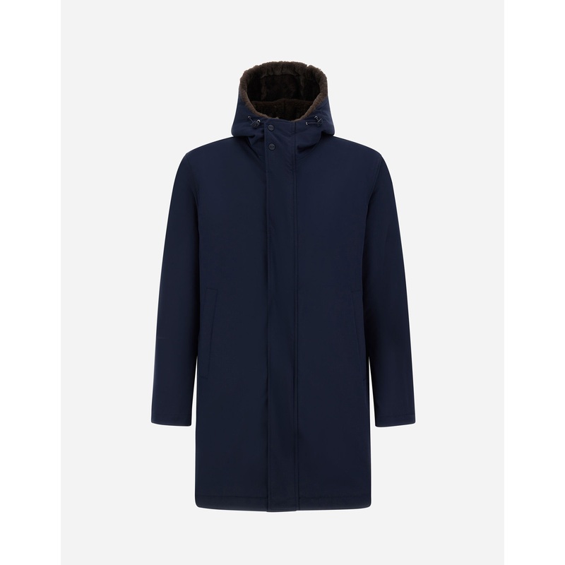 Parka & Jackets LONG PARKA IN KEYSTONE AND LIGHT FAUX FUR